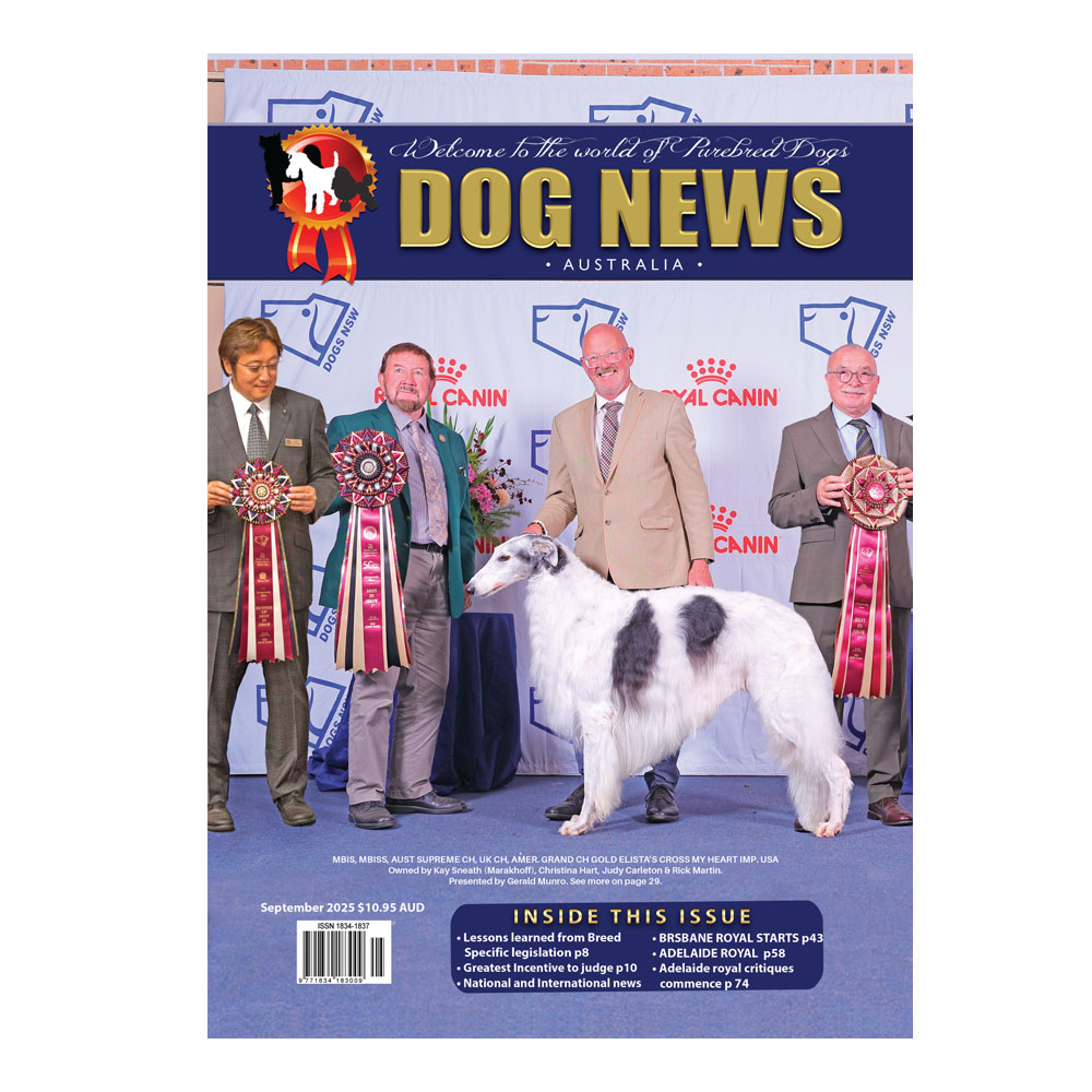 2025 September Issue Dog News Australia Physical Hard Copy Dog